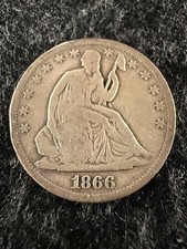 1866-S Mezzo Dollaro Liberty