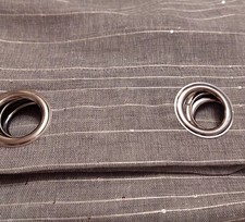 1pc Tenda Grigio Chiaro Arredo Casa Con Anelli 140x260cm Semitrasparente 