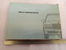 manuale uso manutenzione 1991 Mercedes Benz 190 E 1.8 2.0 2.3 2.6 D 2.0 2.5 TD