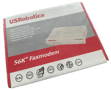New US Robotics 56K 5630 Faxmodem Vintage Computing Internet Access Modem