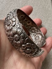 Antique silver bracelet - silver,