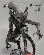 Statua xenomorfo alieno kit