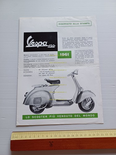 Piaggio vespa 150 1961 - piaggio,