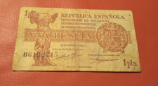 Spagna banconota 1 pesetas 1937