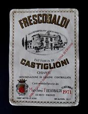 ETICHETTA VINO CHIANTI FRESCOBALDI FATTORIA DI CASTIGLIONI 1971 LE SIECI FIRENZE