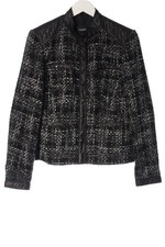 YORN Giacca corta Donna Giacca Taglia IT 44 nero-bianco stile casual