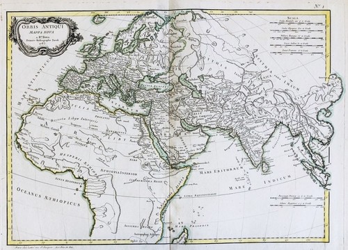 Antico mondo mappa mappemonde - antico,