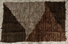 Tappeto Artigianale Pelle 90 x 150 cm Casa Arredo Salone OTTIME Condizioni