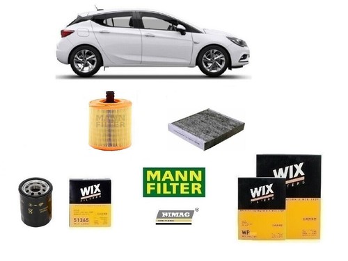 Kit filtri tagliando per opel - filtri,