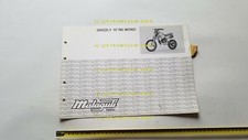 Malaguti 50 Grizzly 10" Mono 1990 catalogo ricambi originale Parts Catalogue 