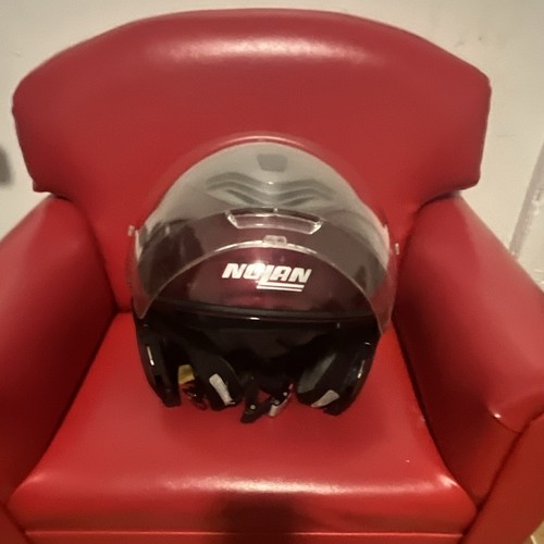 Red nolan full - full-face, helmet