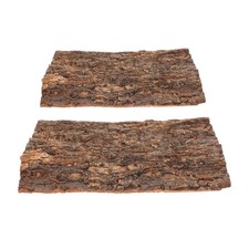  2 Pcs Bark Platform Terrarium