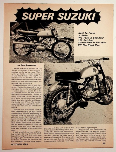 Suzuki 120 cat - suzuki, rivista