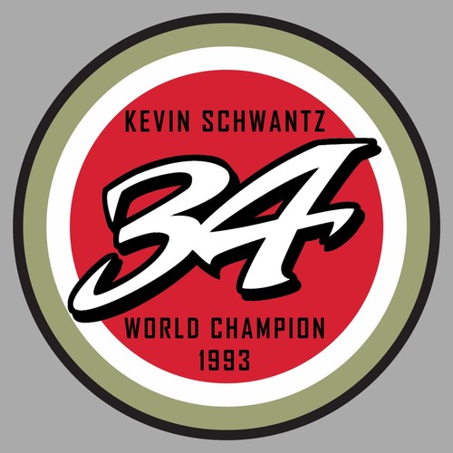 Sticker kevin schwantz - kevin,
