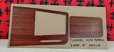 ALFA ROMEO 2000 GT VELOCE RIVESTIMENTI LEGNO MOBILETTO TUNNEL 2 PEZZI