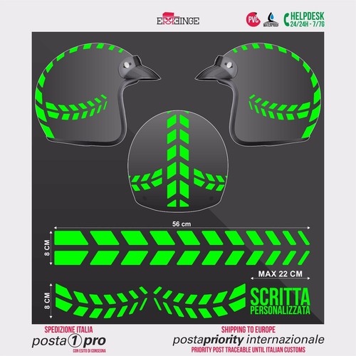 Kit verde fluo frecce - kit,