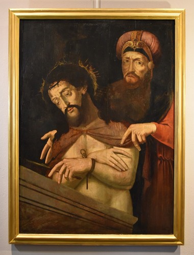 Grande dipinto antico ecce - dipinto,