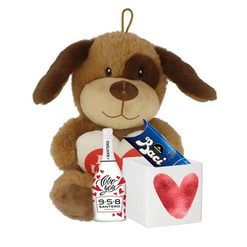 Peluche cagnolino con - peluche,