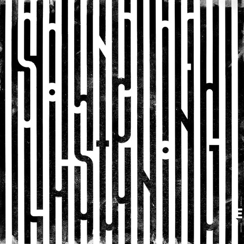 The sound listening mark - the,