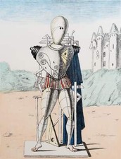 Il Trovatore Giorgio De Chirico Opera LITOGRAFIA Ed. Limitata con Cornice 53x70