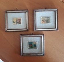 3 Quadretti in foglia oro 23
