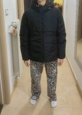 Piumino Donna taglia S  - double-face - nero e bordeaux