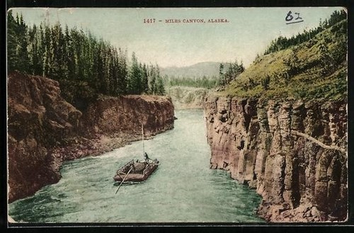 Cartolina miles canyon - miles, ak