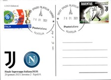 Cartolina finale supercoppa - cartolina,