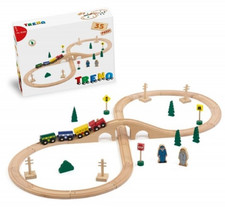 Gioco in Legno Treno con Pista