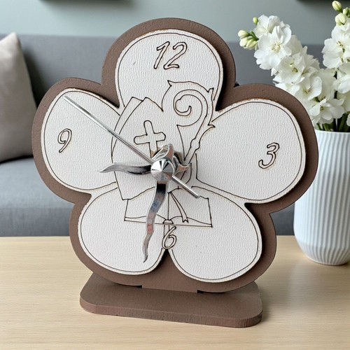 Orologio forma fiore - forma,