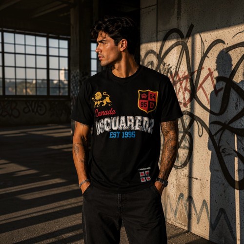 Dsquared2 shirt uomo - dsquared2, t-shirt
