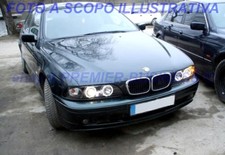 FARI ANGEL EYES A LED CROMO O BLACK BMW SERIE 5 E39   1995-2002 + MOTORINI