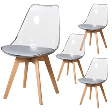 Set di 4 Sedie Moderne Seduta