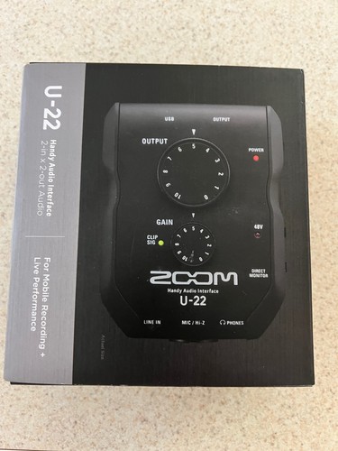 Zoom handy audio - u-22,