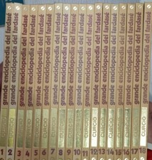 1980-GRANDE ENCICLOPEDIA DEL FARDASE'-18 VOLUMI-COMPLETA-ARTIGIANATO-BRICOLAGE