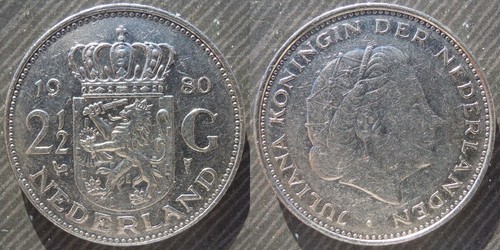 Netherlands 1 2 gulden - , 2-1/2