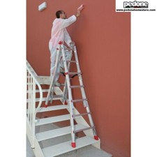 Faraone Scala telescopica Alluminio Professionale T4S super teles 8+8