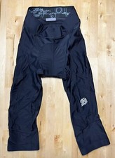 NOVARA Mezzo Capri collant bici metà polpaccio donna nero 826637 gel camoscio pad taglia S