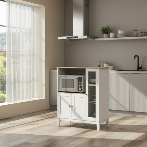 Credenza cucina bassa rustica - credenza,