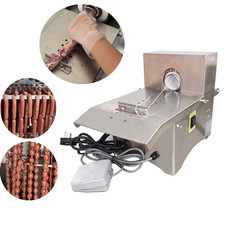 Legatrice elettrica per salsicce 220V rilegatrice manuale per annodare salsicce