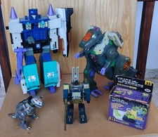 Transformers G1 GIG LOT Overlord Trypticon Grimlock Rampage Onslaught