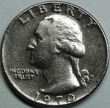 USA 1 quarto di dollaro 1970 D