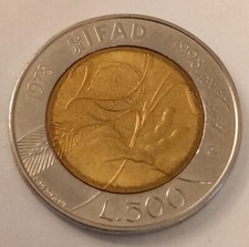 Moneta 500 lire - lire, collezione