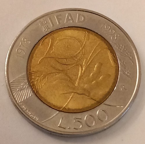 Moneta 500 lire collezione - 500,