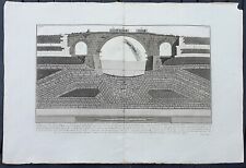 Piranesi stampa antica Ponte