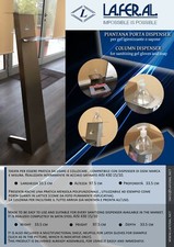 COLONNA PIANTANA ACCIAIO X