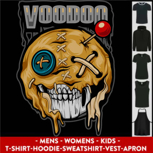 Bambola voodoo teschio spiriti - teschio,