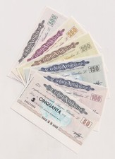 Miniassegni  Credito Artigiano - Serie 10.06.77 SARABANDAS Rif. CART54/59