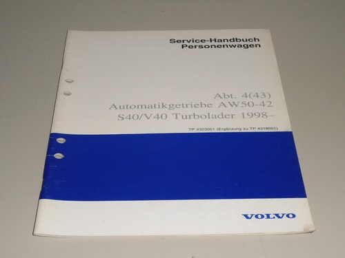 Manuale officina volvo - volvo, 40
