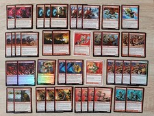 MTG MAZZO CARTE MAGIC ROSSO